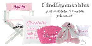 5 indispensables pour un cadeau de naissance personnalisé